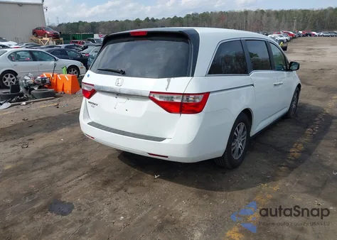 2011 Honda Odyssey Ex-L from USA, damaged, VIN 5FNRL5H67BB070541